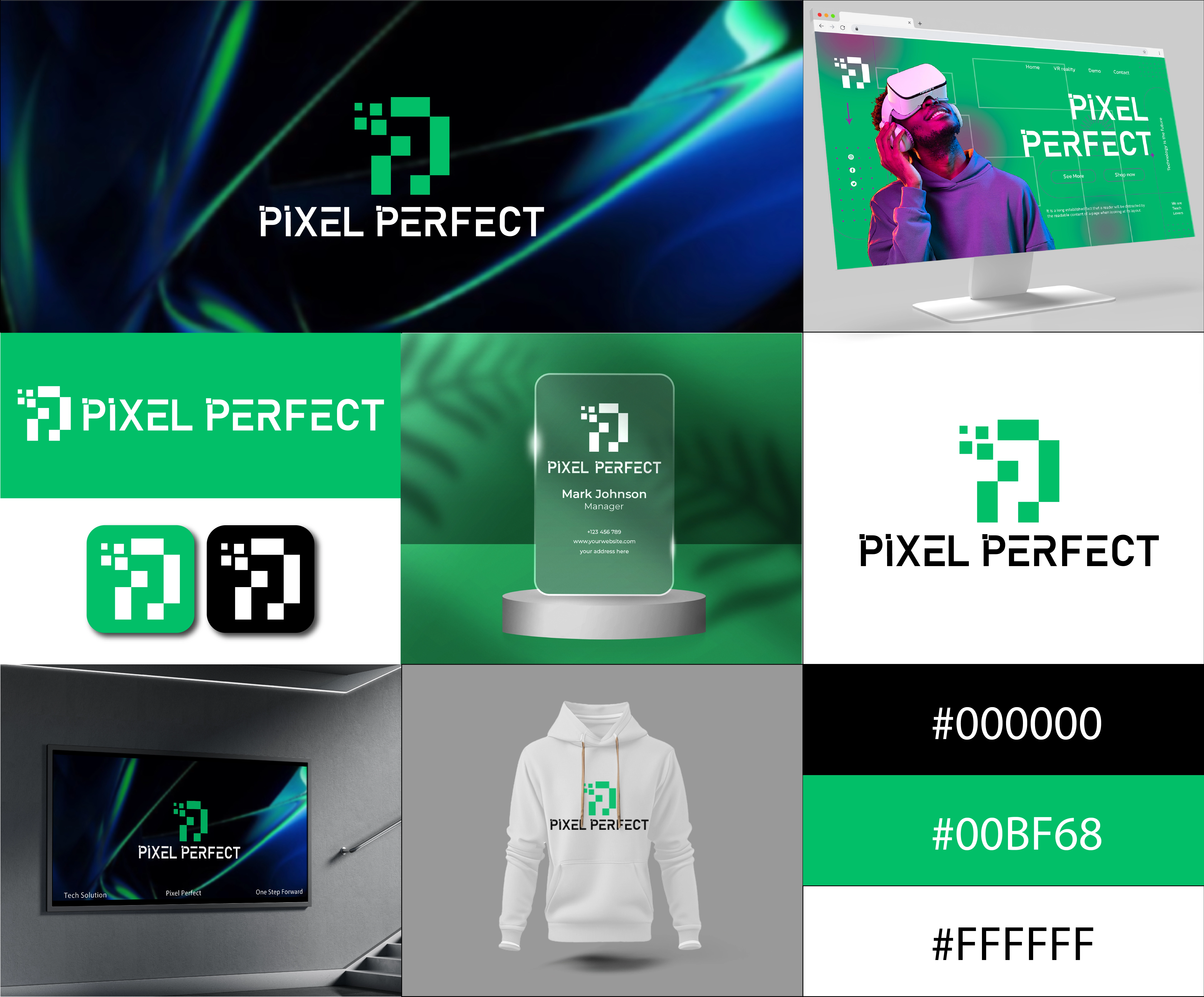 Minimalist brand identity project — Project 1 (WebP)