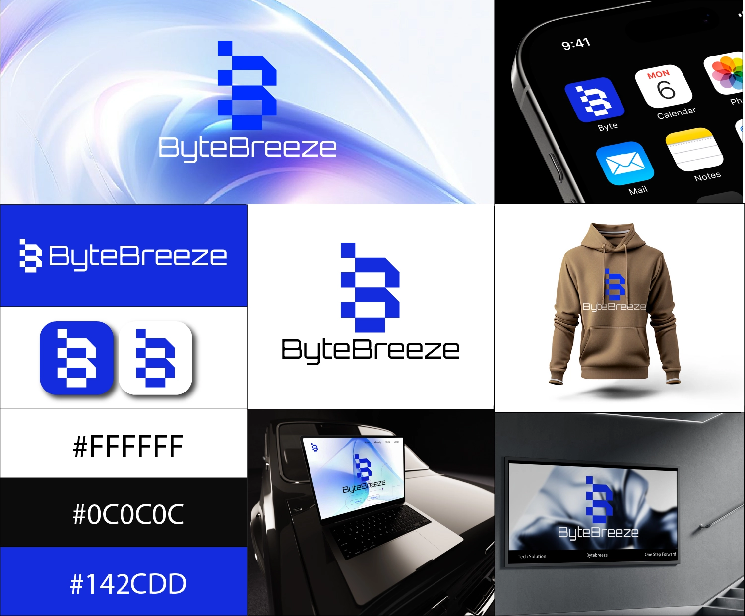 Minimalist brand identity project — Project 2 (WebP)