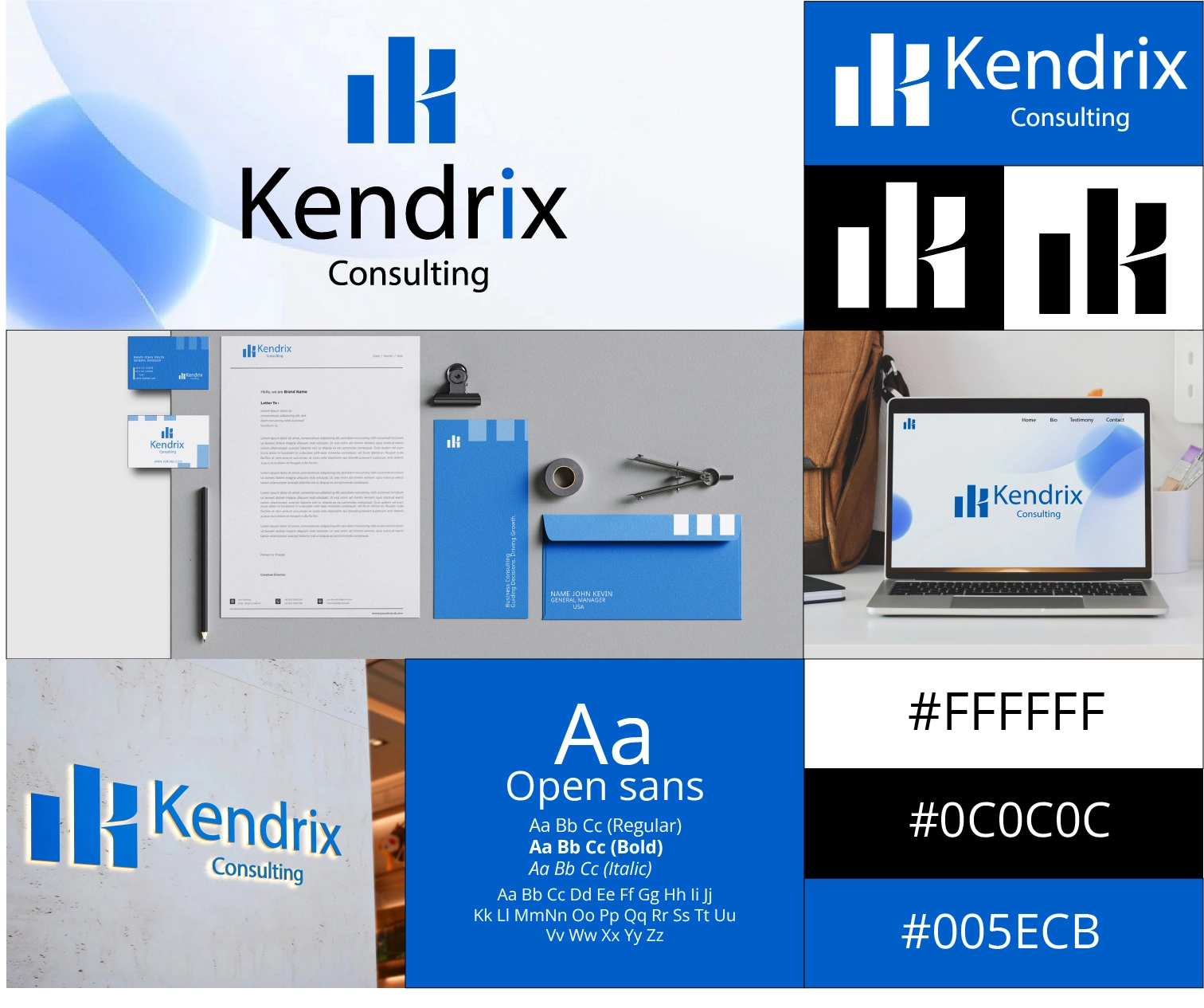 Professional brand identity kit — Project 6 (WebP)